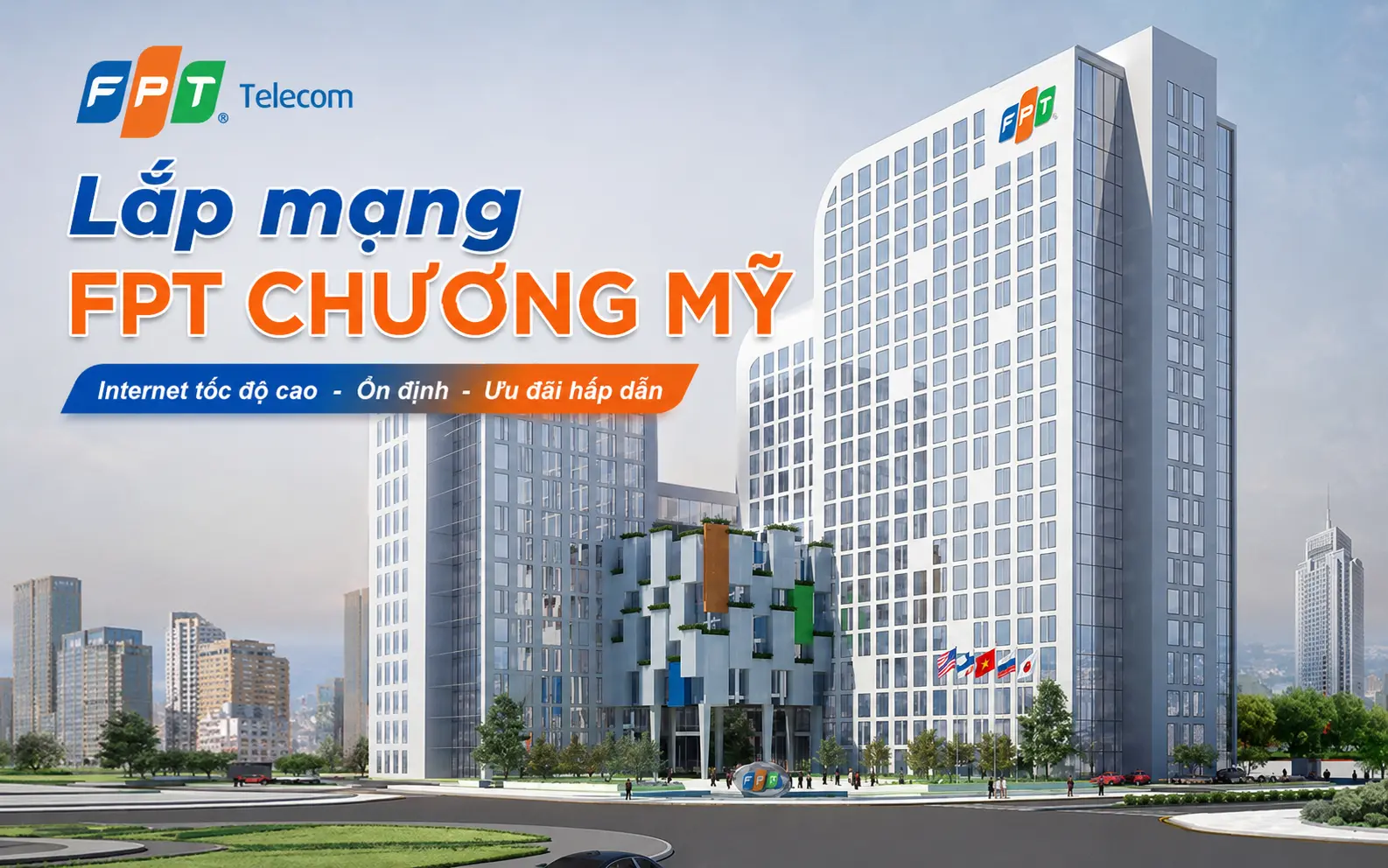Lắp mạng FPT Chương Mỹ – Internet FPT tốc độ cao, WiFi FPT và truyền hình FPT tại Chương Mỹ, Hà Nội.