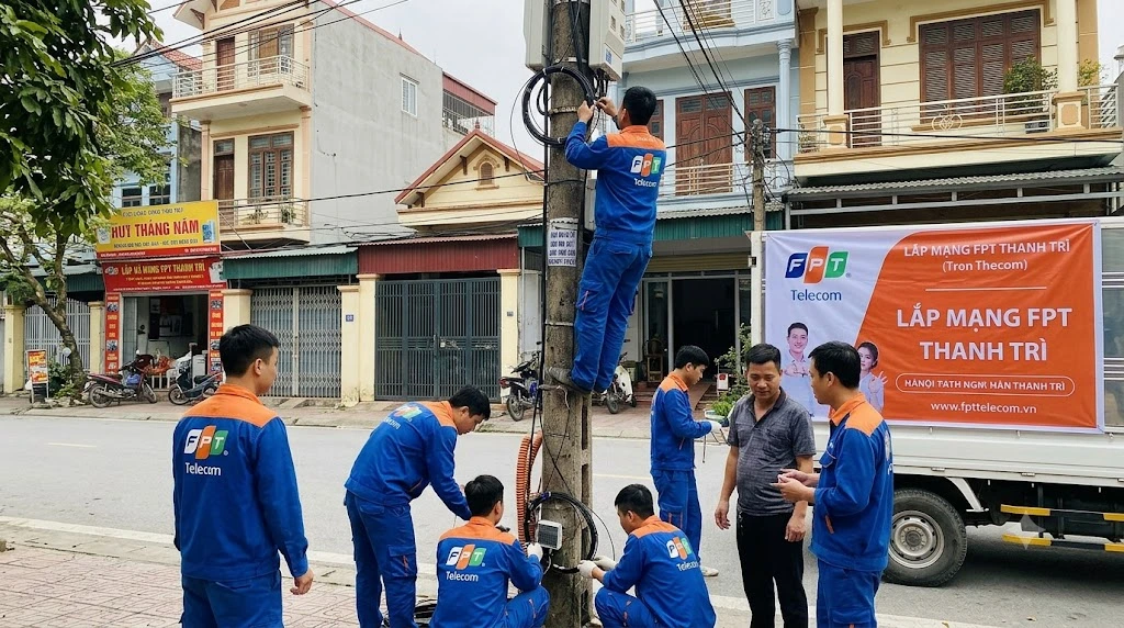 Lắp mạng FPT Thanh Trì Hà Nội tốc độ cao, WiFi 6 miễn phí, đăng ký Internet cáp quang và truyền hình FPT tại Thanh Trì.