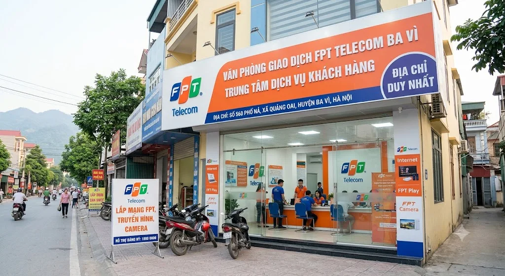 Lắp mạng FPT Ba Vì Hà Nội tốc độ cao, WiFi 6 miễn phí, đăng ký Internet cáp quang và truyền hình FPT tại huyện Ba Vì.