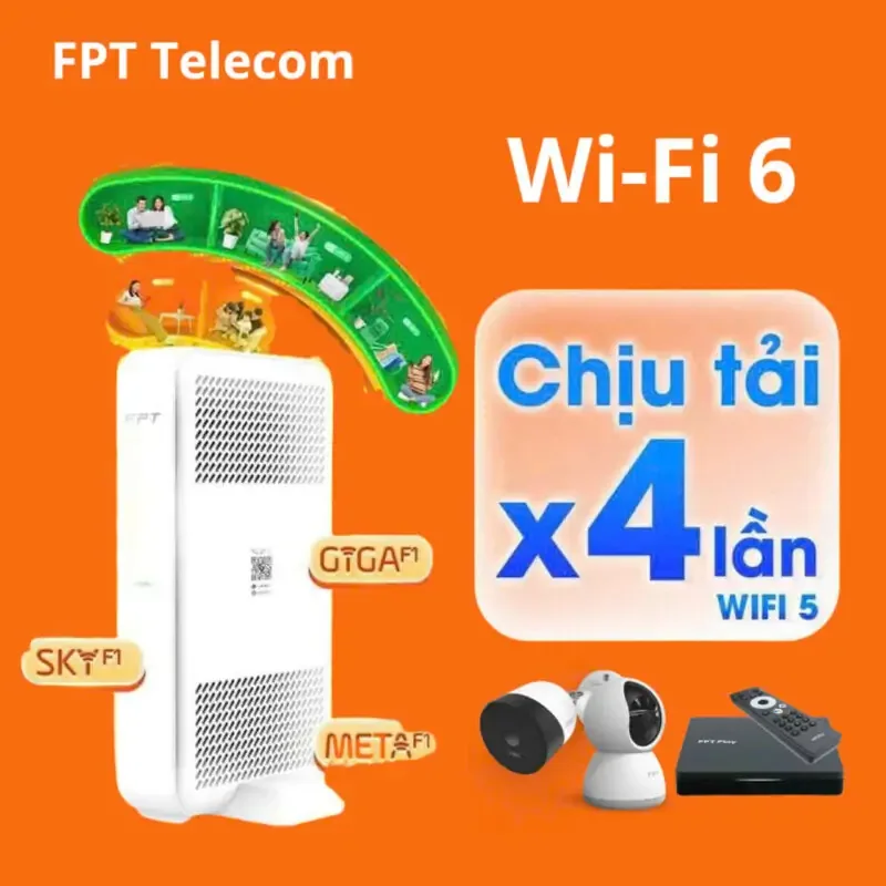 Lắp mạng FPT Hải Phòng tốc độ cao, WiFi 6 miễn phí, đăng ký Internet cáp quang và truyền hình FPT tại Hải Phòng.