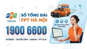 Tổng đài FPT Hà Nội hỗ trợ đăng ký lắp mạng FPT, Internet cáp quang, truyền hình FPT và chăm sóc khách hàng 24/7.